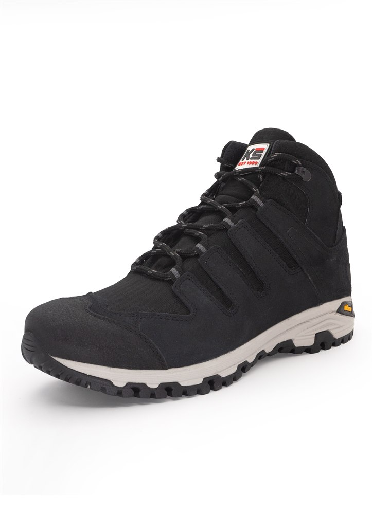 Черные ботинки KS-SAFETY с подошвой Vibram