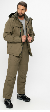 Костюм демисезонный Торнадо -15 цвет Хаки ткань Breathable